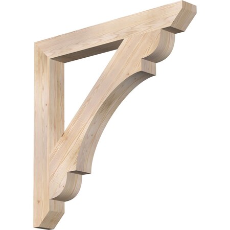 Ekena Millwork Olympic Slat Smooth Bracket, Douglas Fir, 5 1/2"W x 48"D x 48"H BKT06X48X48OLY06SDF